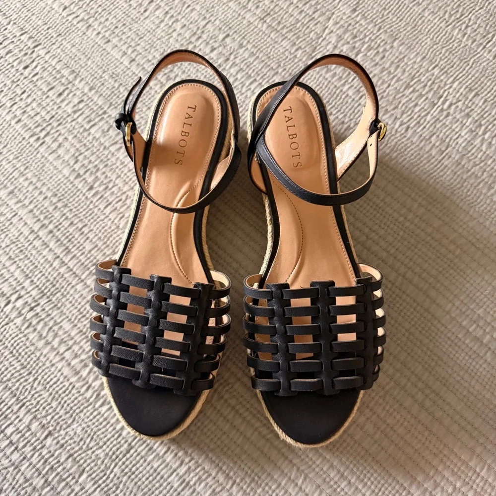 Talbots woven leather